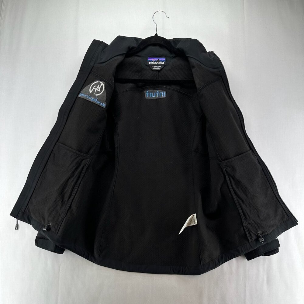 Patagonia Jacket Womens Size XS Logo Marketing Technology Intuit Workwear Black - Picture 2 of 12